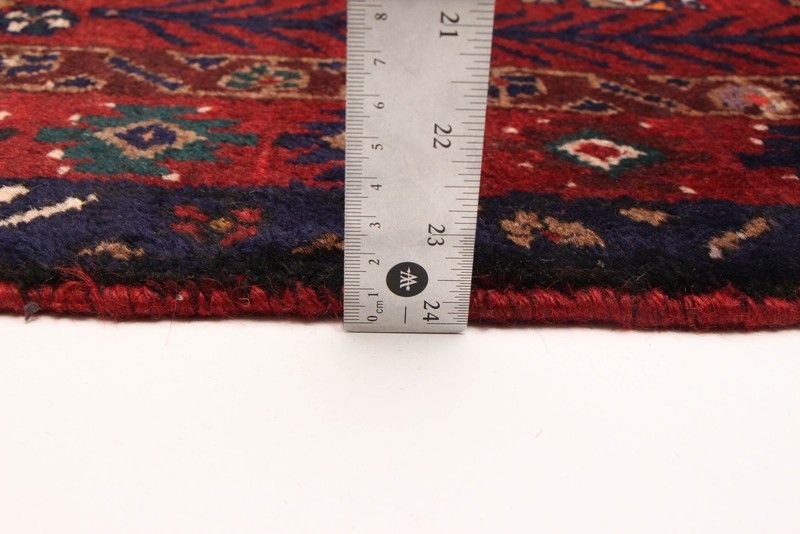 Vintage 4'5" x 6'10" Traditional Hand Knotted Vegetable Dye Wool Area Rug gallery