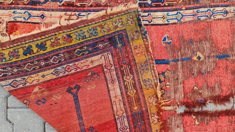 very old rug, Stair rug 3x7, Kitchen rug 3x7, kilim rug 3x7, Antique rug 3x7 gallery