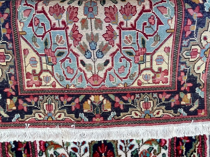 73 x 288 cm Stunning Super Fine Quality Floral Pattern Authentic Kermani Runner gallery