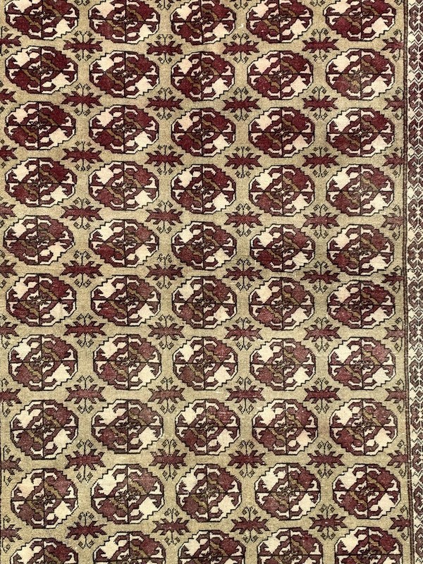 Vintage Turkish Rug 225x131 cm shabby carpet Central Anatolian Medium gallery