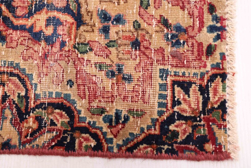 Vintage 4'9" x 7'7" Traditional Hand Knotted Vegetable Dye Wool Area Rug gallery