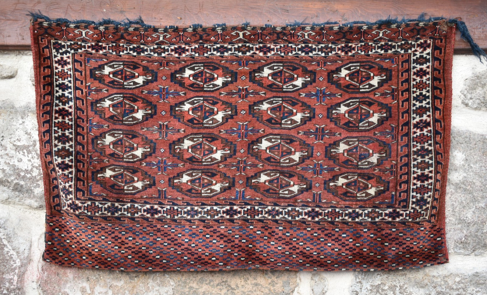 Fabulous Antique Yomud Rug 48'' x 28'' Collector's Item Yomud Camel Bag Wool Rug gallery