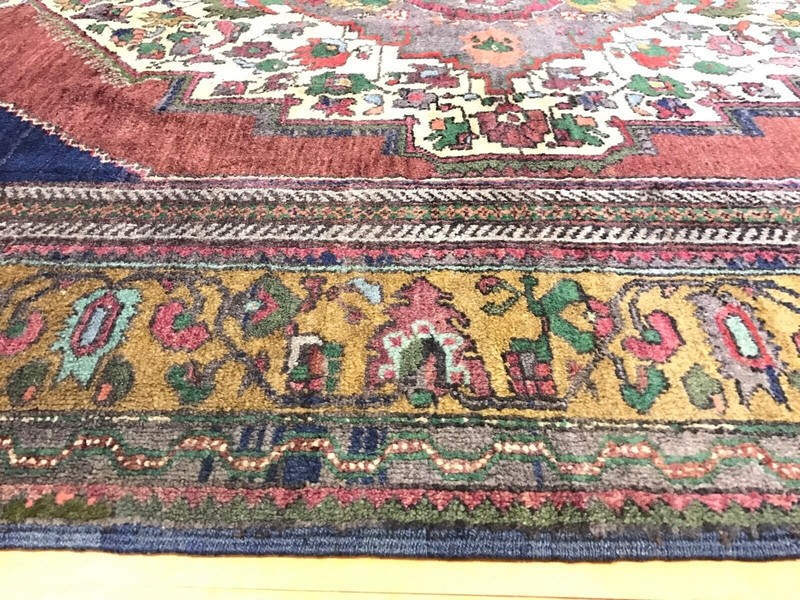 Antique 1900-1939s Exclusive Turkish Wool Pile Tribal Rug Turkey 5’6”x 9’7” gallery