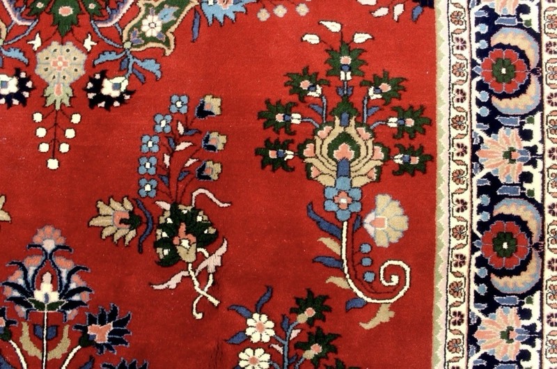 9X6 MASTERPIECE MINT 200+KPSI HAND KNOTTED VEGETABLE DYE SAROUKK SOFT WOOL RUG gallery