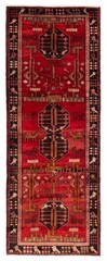3’8″ x 9’9″ Vintage Hand-knotted Runner Rug Traditional Oriental Wool Carpet
