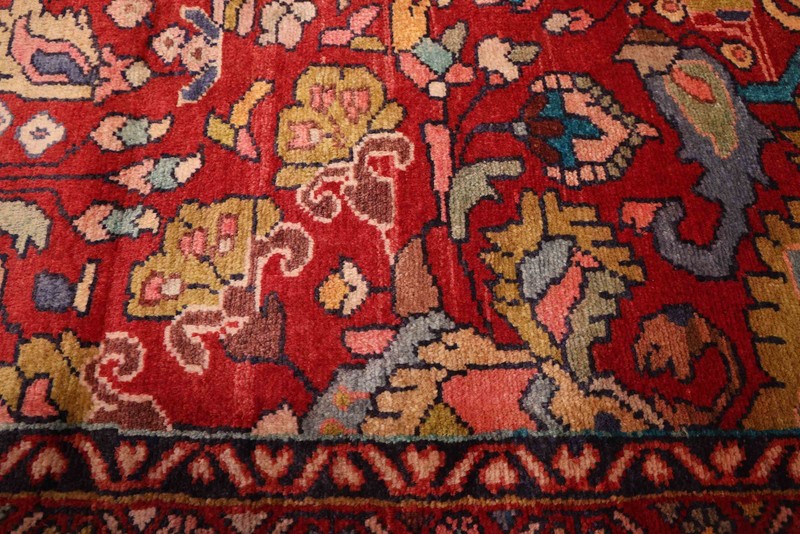 Vintage Hand-Knotted Area Rug 5'4" x 9'6" Traditional Oriental Wool Carpet gallery