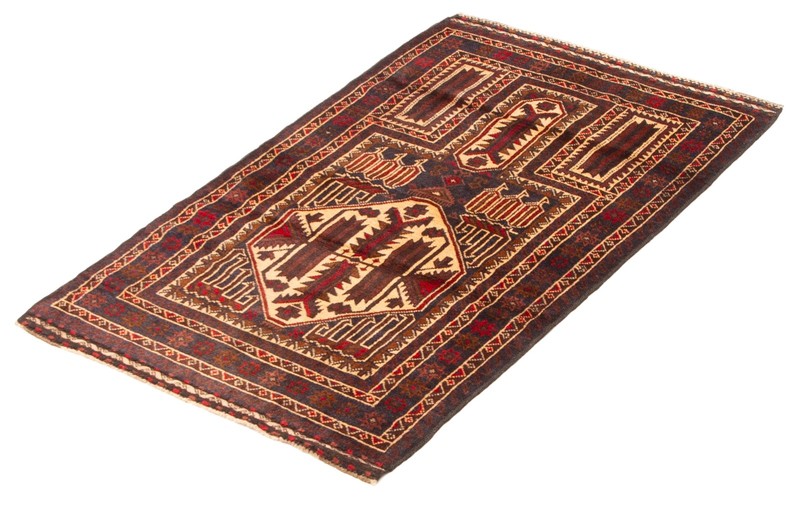 Vintage Traditional Hand-Knotted Area Rug 2'10" x 5'2" Oriental Wool Carpet gallery