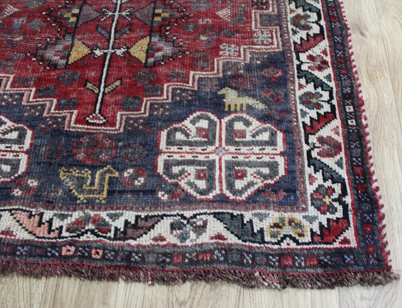 Antique Handmade Persian Tribal Runner 256 x 83 cm Hand Knotted Wool Runner gallery