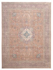 Vintage 9’9″ x 13’0″ Traditional Hand Knotted Vegetable Dye Wool Area Rug
