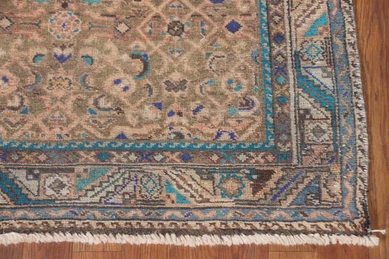 All-Over Pattern Traditional 13 ft. Runner Rug 4x13 Hand-knotted Wool gallery