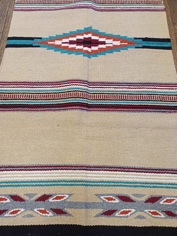 Handwoven Southwest Design Acrylic Rug; 20"X40" gallery