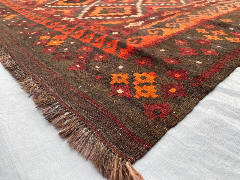 8x14 ft Traditional Afghan Large Geonetric Faded Ghalmori Turkmen Tribal Carpet gallery