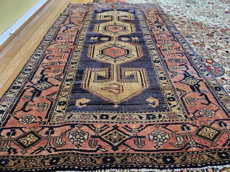 4.2 x 7.4 VINTAGE Top Quality Veg Dye Turkish Are Rug Hand Knotted One Of A Kind gallery