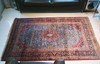 ANTIQUE FINE GENUINE MIDDLE EASTERN 100% SILK HANDMADE RUG 95 X 60" gallery