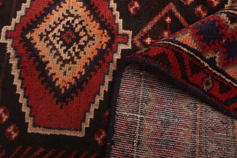 Vintage 3'4" x 5'2" Traditional Hand Knotted Vegetable Dye Wool Area Rug gallery