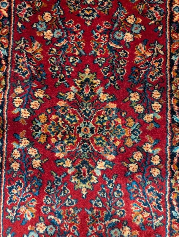 2x4 Karastan Red Sarouk Rug #785, Wool gallery