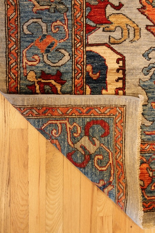 Hand-knotted Rug (Carpet) 8'9X11'8, Choeb Rang mint condition gallery