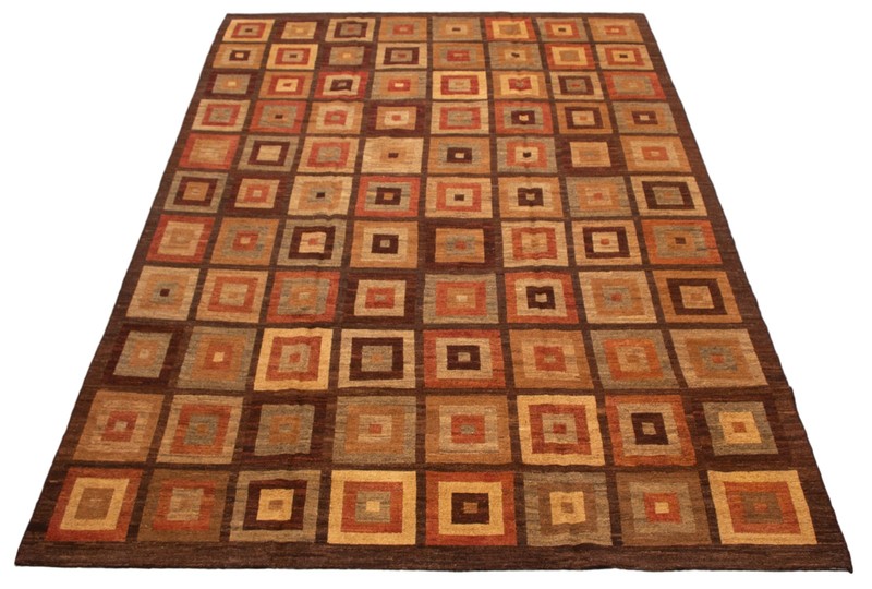 Vintage Hand Woven Area Rug 10'2" x 14'10" Traditional Wool Oriental Carpet gallery