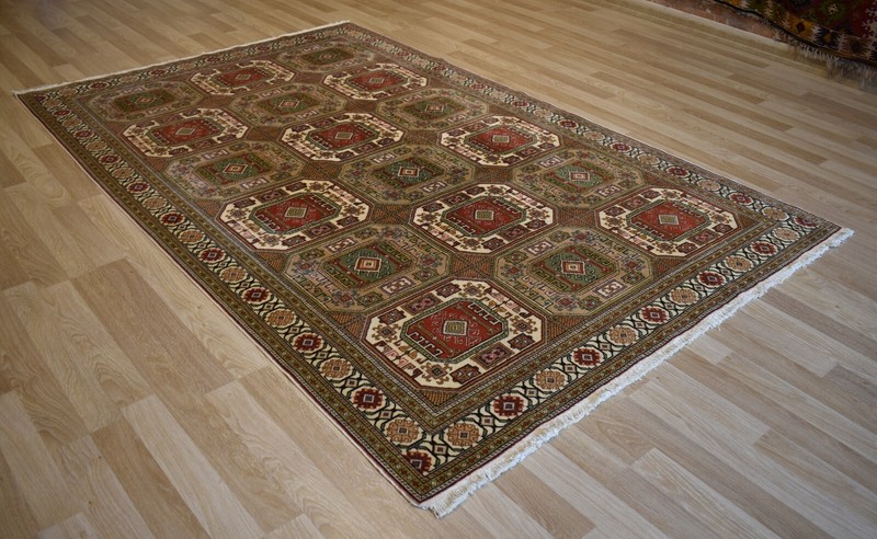 Antique Genuine Turkish Kazak Pattern Handmade Rug 7 Ft x 10 Ft Free Shipping gallery