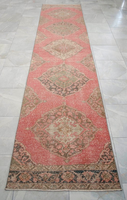 3x12 Runner Rug Turkish Hand-knotted - Hallway Runner Entryway Rug Kitchen Decor gallery
