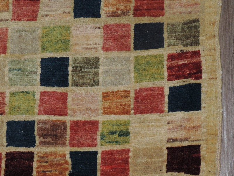 4x3ft. Handmade Afghan Chobi Gabbeh Wool Rug gallery