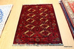 Turkoman Beshir Tribal Wool Rug 3×5 ft. wool handmade hand knotted
