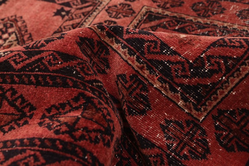 Traditional Vintage Hand-Knotted Area Rug 3'3" x 6'2" Oriental Wool Carpet gallery