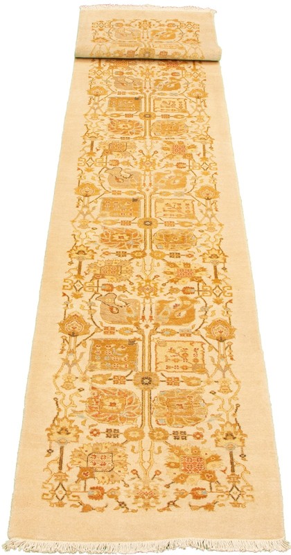 Vintage Hand-knotted Runner Rug 2'6" x 15'9" Traditional Oriental Wool Carpet gallery