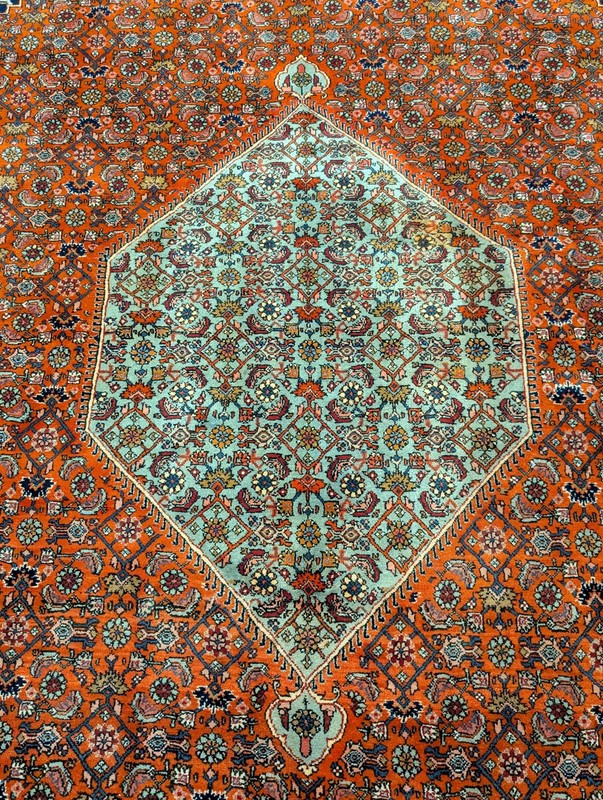 Per'sian Bidjar Rug 8x12, Herati Mahi Pattern, Wool Hand Knotted gallery