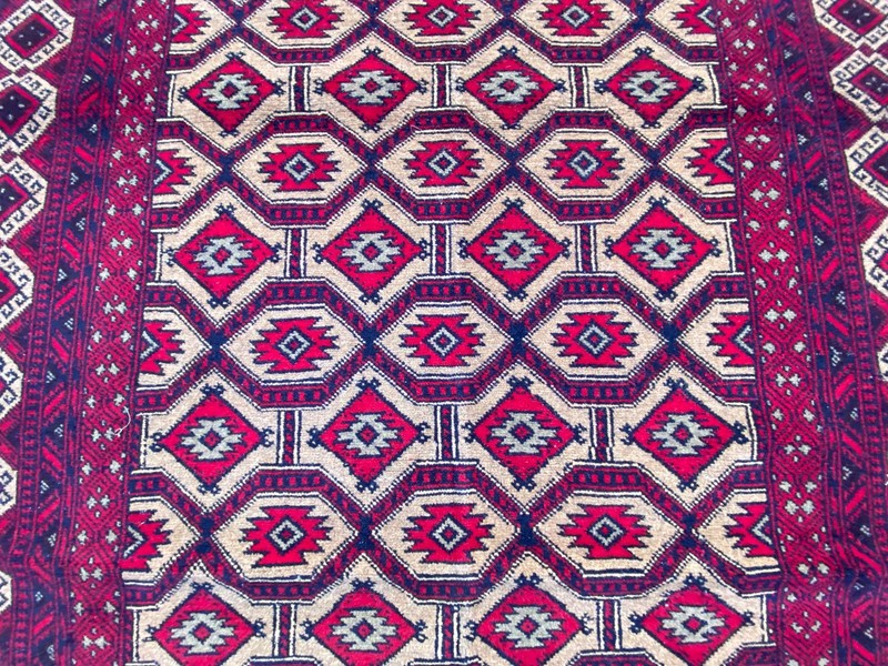 4x6 Vintage Hand Knotted Area Rug Traditional Oriental Red Wool Carpet gallery