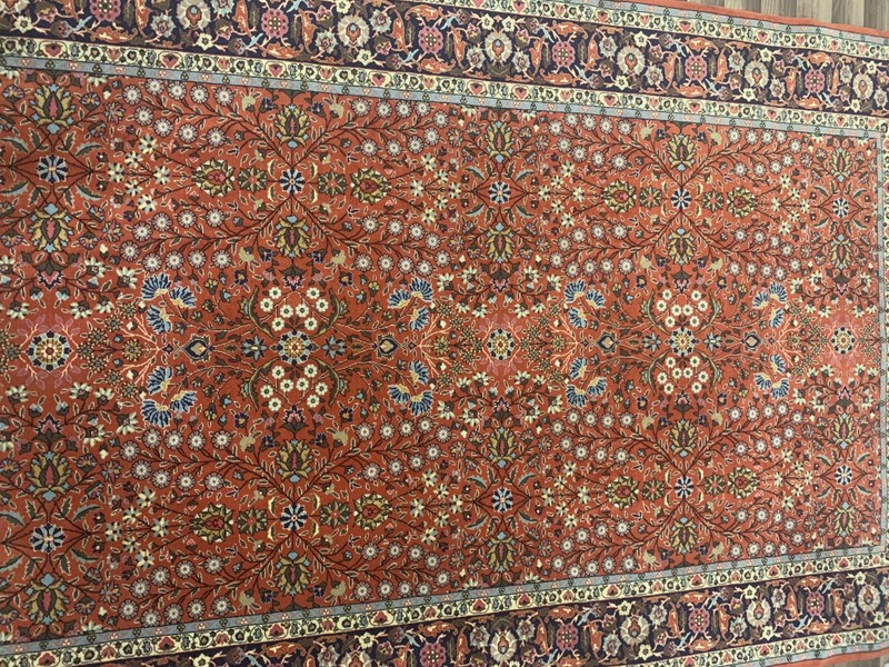 Astonishing and Unique Turkish Sumerbank Hereke Carpet gallery