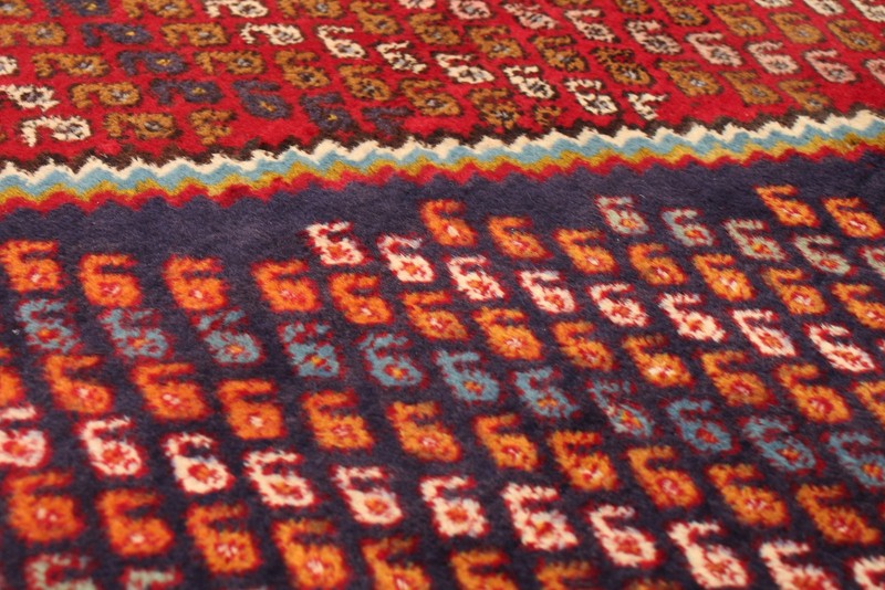 Vintage Hand-Knotted Area Rug 6'9" x 10'11" Traditional Oriental Wool Carpet gallery