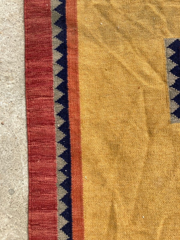 Vintage Traditional Handmade Beautiful Gabbeh Kilim Floor Rug Carpet 136x92 cm gallery