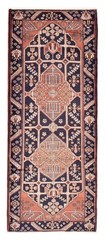3’9″ x 9’5″ Vintage Hand-knotted Runner Rug Traditional Oriental Wool Carpet