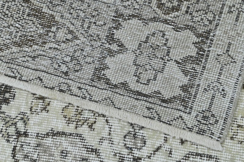 Oushak Turkish Vintage Rug 7x10 Kilim Rug Anatolian Handmade Boho Decor BEIGE gallery