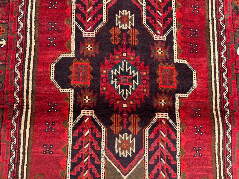 5x9 Vintage Afghan Mowri Turkmen Wide Rug Hand Knotted Wool Oriental Boho Carpet gallery