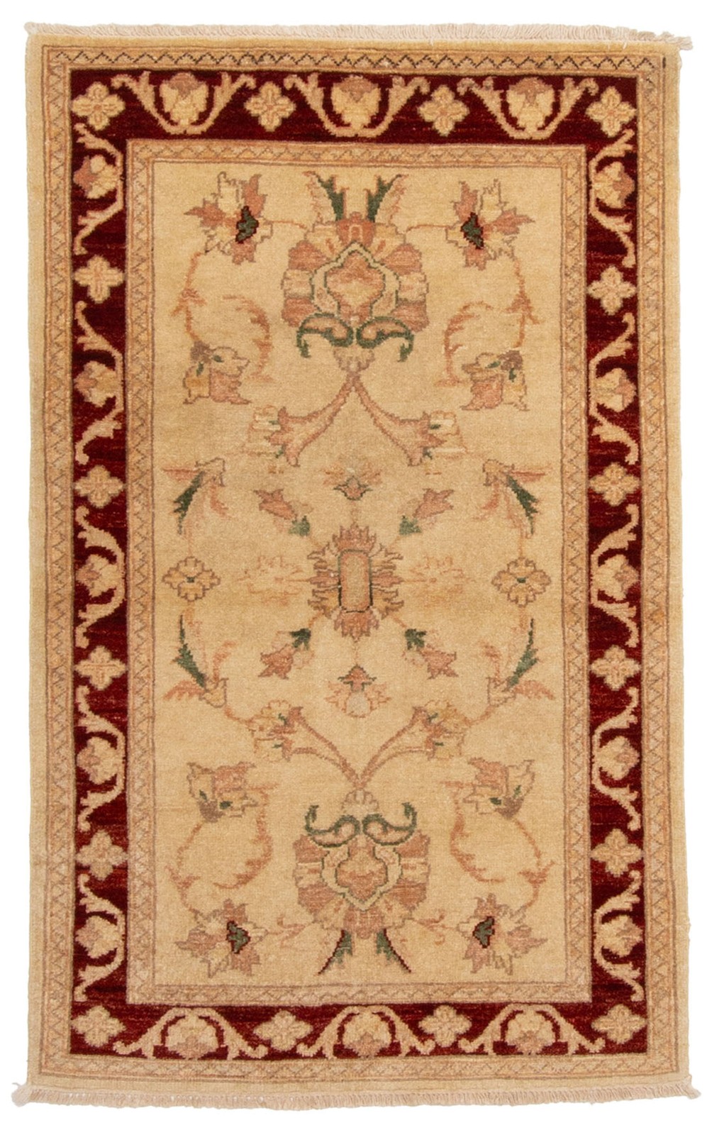 Vintage 2'10" x 5'0" Traditional Hand Knotted Vegetable Dye Wool Area Rug gallery