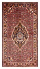 Traditional Vintage Hand-Knotted Area Rug 4’5″ x 7’7″ Oriental Wool Carpet