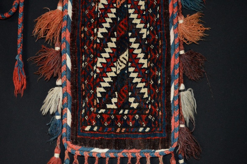 ANTIQUE SUPERB TURKMEN YOMUT SPINDLEBAG IGSALIK 1890-1900'S turkoman yomut gallery
