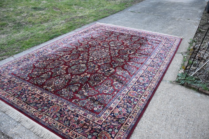 KARASTAN RUG Original Collection 700/785 RED SAROUK 8.8x12 Nice #KER55 gallery