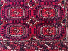 COLLECTORS’ PIECE Antique Above 100 Years Old Sarouq Tekke Turkman Carpet