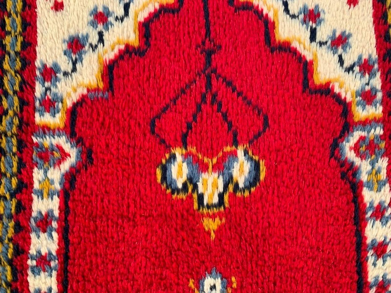 Vintage Mid-Century Scandinavian: Long-Pile Rya Shags, Traditional Rug (2x4 ft.) gallery