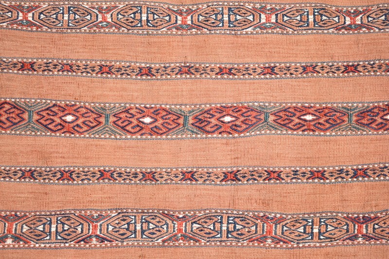 Stunning! Antique Rare Turkoman Yomud Camel Chuval Collector's Item Mafrash Rug gallery