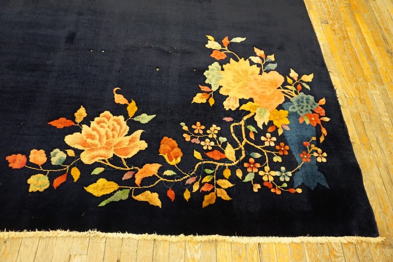 8X10 Antique Chinese Art Deco Wool Area Rug 1935 gallery