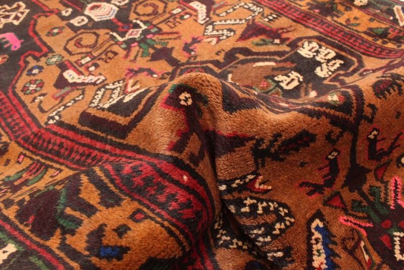 Traditional Vintage Hand-Knotted Oriental Carpet 3'2" x 6'0" Wool Area Rug gallery