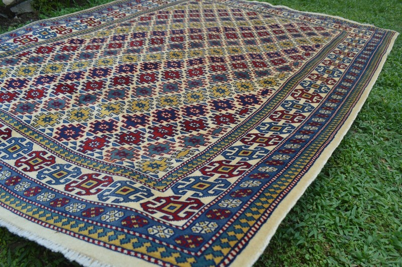 5 X 7 Ft COLLECTORS’ ITEM Stunning Boteh's Maresali Geometric Pattern Carpet gallery