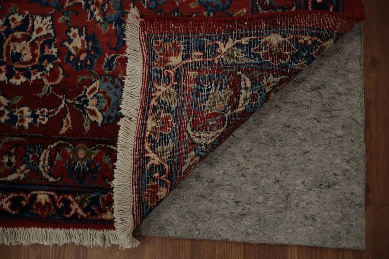 Traditional Vintage Area Rug 9x13 Hand-knotted Ivory Medallion Pattern Carpet gallery