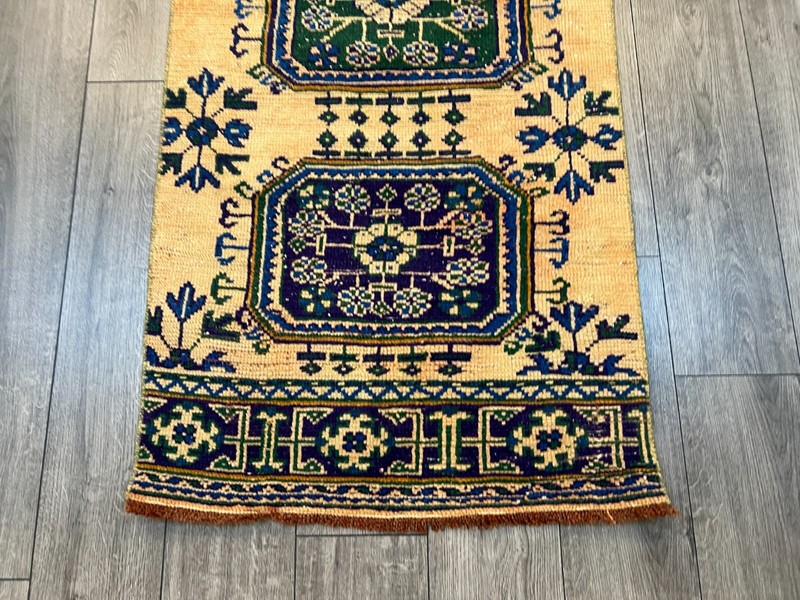 Orange Runner Rug, Handmade Rug, Kitchen Rug, Floor Rug, 2.6 x 9.6 ft gallery