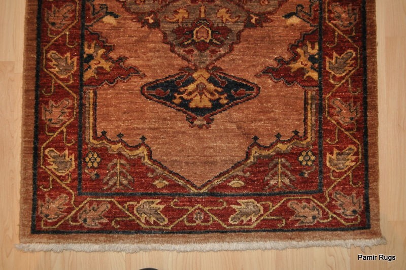_HAND-MADE_HALL RUNNER 2'8" x 12 ft. MAHOGANY Serab DESIGN **HALL-RUNNER** gallery