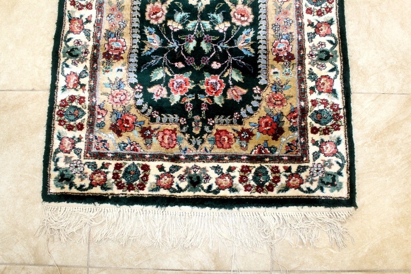 12X3 EXQUISITE MINT 400KPSI HAND KNOTTED VEGETABLE DYE SILK TABRIZZ RUG RUNNER gallery